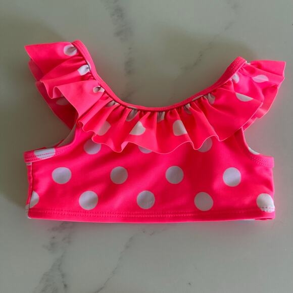 Cat & Jack Polka Dot Ruffle Swimsuit - Size 2T - Picture 7 of 7